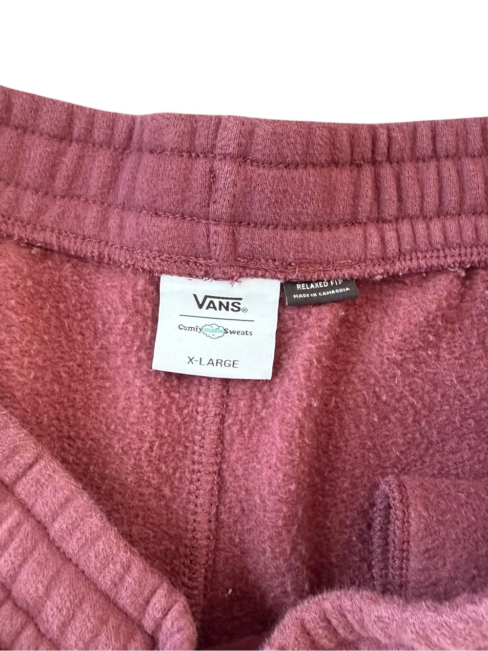 Vans ComfyCush Maroon Sweatpants